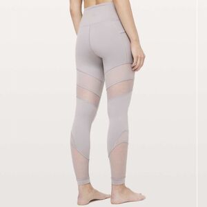 Lululemon Forget The Sweat Tight *25" Dark Chrome